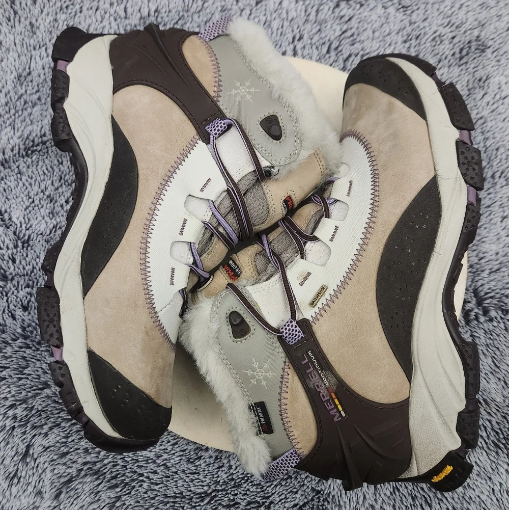 Merrell Polartec Continuum Thermo Arc 6 WP Brindle boots Women's Size 8.5 - Picture 6 of 9